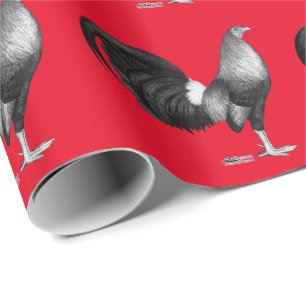 Papier Cadeau Gamecock Red Hatch