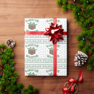 Papier Cadeau Gangster Wrapper Christmas laide