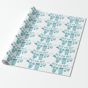 Papier Cadeau Garçon Oh Boy