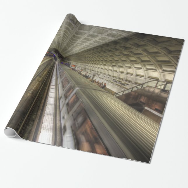 Papier Cadeau Gare de Washington DC (Déroulé)