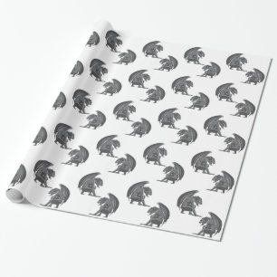 Papier Cadeau Gargoyles gothiques