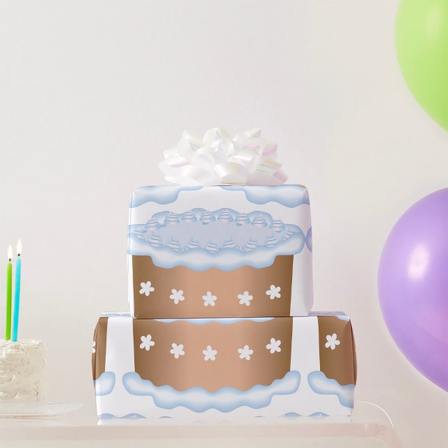 Papier Cadeau Gâteau décoré (Créateur téléchargé)
