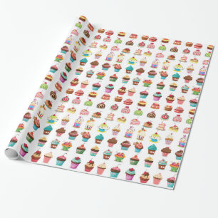 Papier Cadeau Gâteau doux