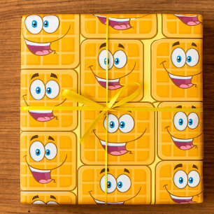 Papier Cadeau Gaufre heureuse