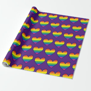 Papier Cadeau Gay pride Rainbow Flag Love