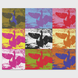 PAPIER CADEAU GEESE