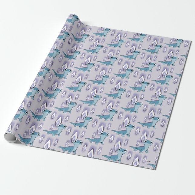 Papier Cadeau Gelé 2| Bruni & Fire Elements (Déroulé)