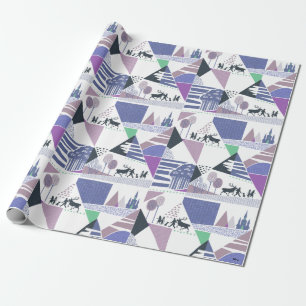 Papier Cadeau Gelé 2  Rechercher le Motif de caractères de vé