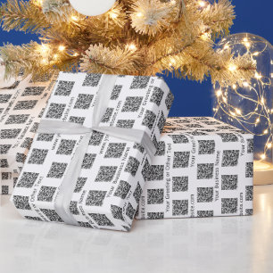 Papier Cadeau Générateur de code QR Moderne Entreprise Promotion