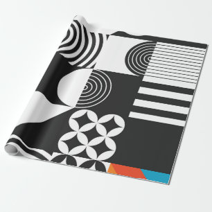 Papier Cadeau Géométrie moderne de style scandinave