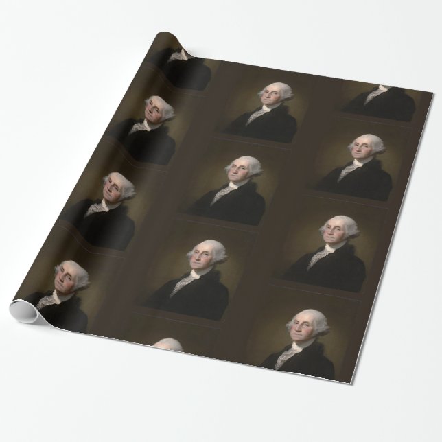 Papier Cadeau George Washington (Déroulé)