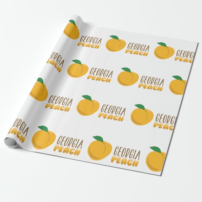 Papier Cadeau Georgie Peaches (Déroulé)