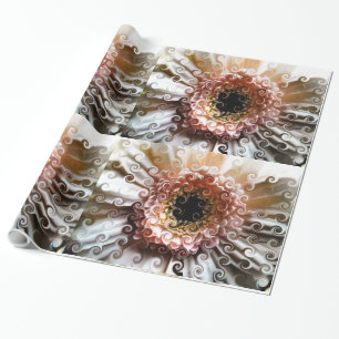 PAPIER CADEAU GERBERA DAISY