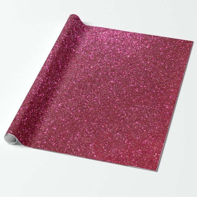 Papier Cadeau Girly Sparkly (Déroulé)