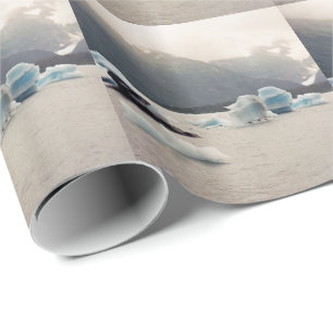 Papier Cadeau Glace bleue