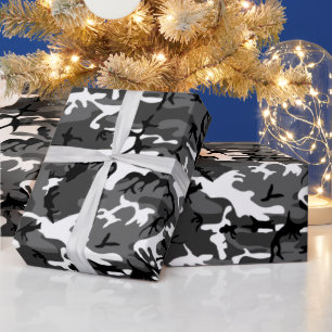 Papier Cadeau Glace Camo d'hiver
