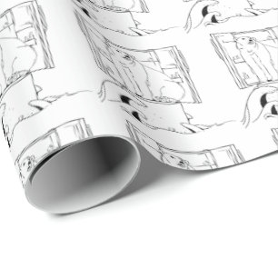 Papier Cadeau Glace fondue d'ours polaire
