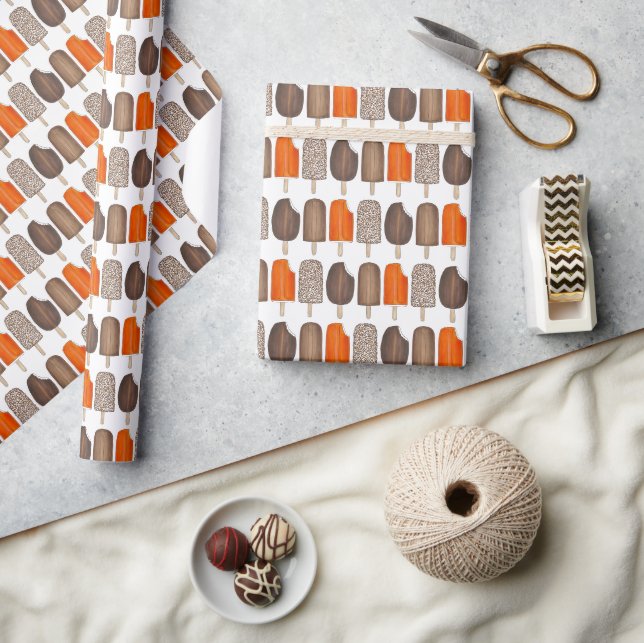 Papier Cadeau Glace Pops Bars Popsicle Creamsicle Fudge (Artisanat)