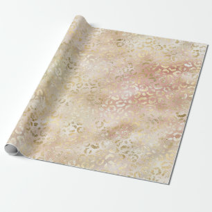 Papier Cadeau Glam Gold Rose