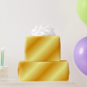 Papier Cadeau Glamour Faux Gold Élégant Modèle moderne Cadeau