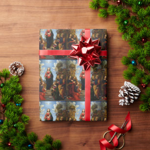 PAPIER CADEAU GLOIRE À LA CONCEPTION IMMACULÉE