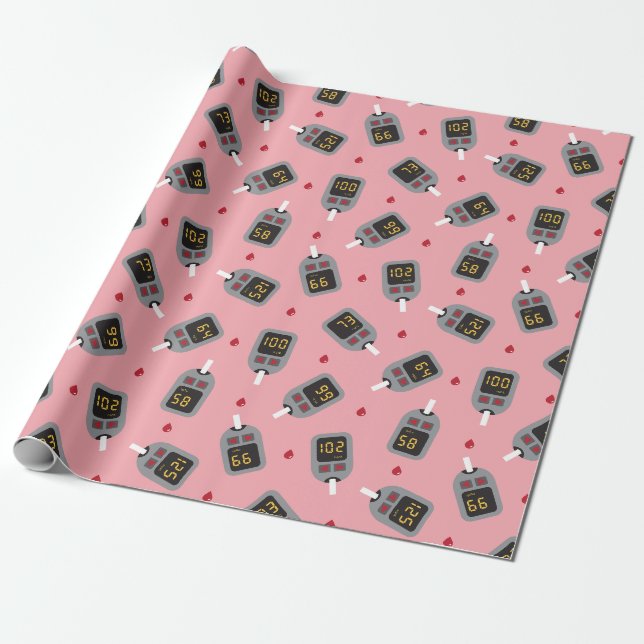 Papier Cadeau Glucomètre (Déroulé)