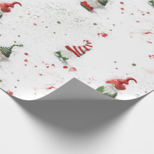 Papier Cadeau Gnomes enveloppement papier_grande échelle