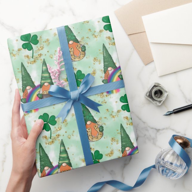 Papier Cadeau Gnomes irlandais (Cadeaux)