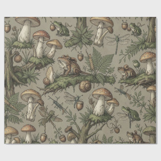 Papier Cadeau Goblincore Forest Wrap