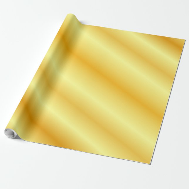 Papier Cadeau Gold Look Elegant Modèle moderne cadeau tendance (Déroulé)