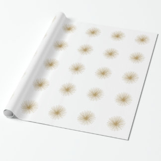 Papier Cadeau Gold Spoutnik Starburst