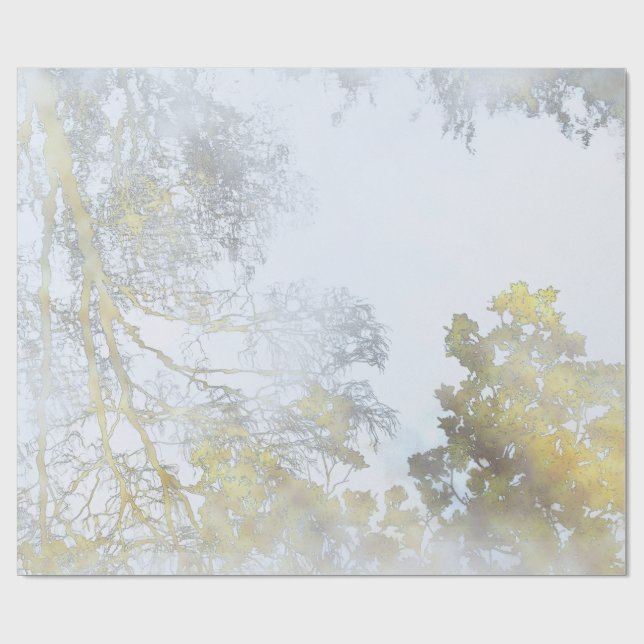 Papier Cadeau Golden Broadleaf Glow (Plat)