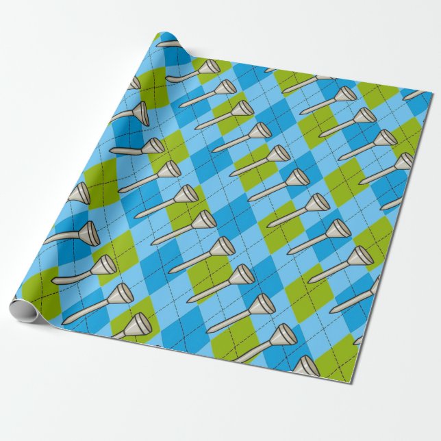 Papier Cadeau Golf (Déroulé)