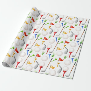 Papier Cadeau Golf