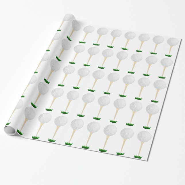 Papier Cadeau Golf (Déroulé)