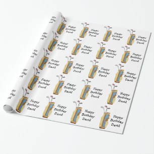 Papier Cadeau Golf