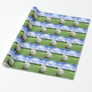 Papier Cadeau Golf Ball 4