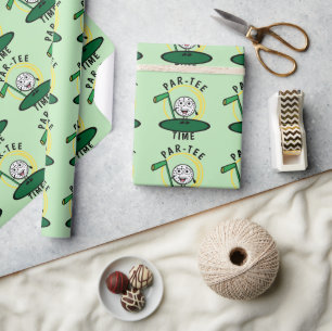 Papier Cadeau Golfers Par-Tee Time