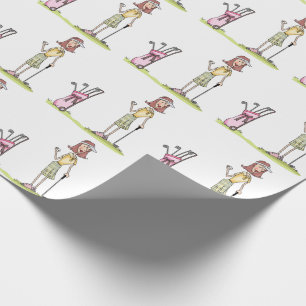 Papier Cadeau Golfeuse