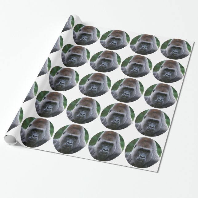Papier Cadeau "Gorille " (Déroulé)