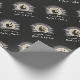 Papier Cadeau Gothic Baby Shower Halloween