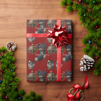 Papier Cadeau Gothic Holidays Wrapping Paper
