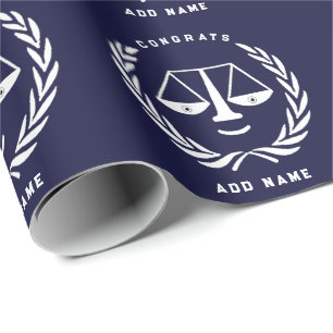 Papier Cadeau Grad Avocat Congrats