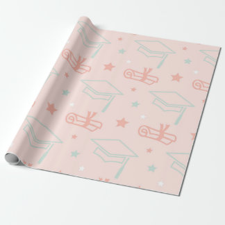 Papier Cadeau Graduation Graduation motif papier d'emballage