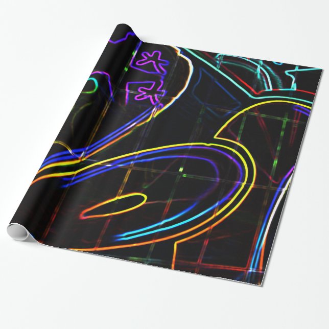 Papier Cadeau Graffiti 10 wpcnm (Déroulé)