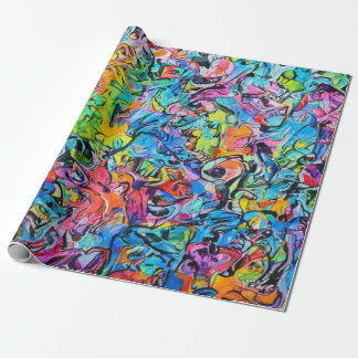 Papier Cadeau graffiti art 