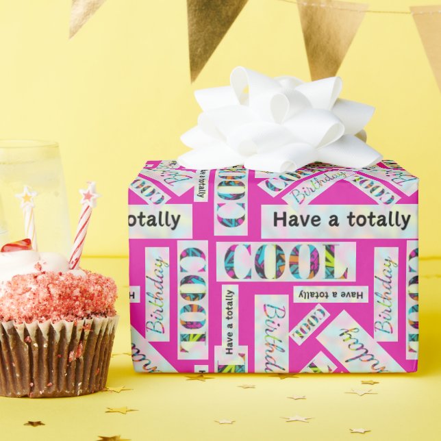 Papier Cadeau Graffiti Street Art Motif Totalement Cool Annivers (Fête d'anniversaire)