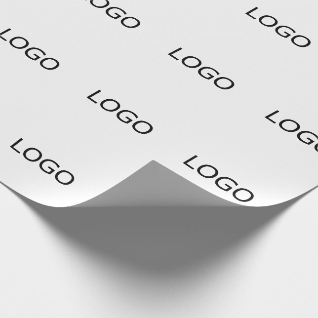 Papier Cadeau Grand logo Corporate Business Livre blanc (Coin)