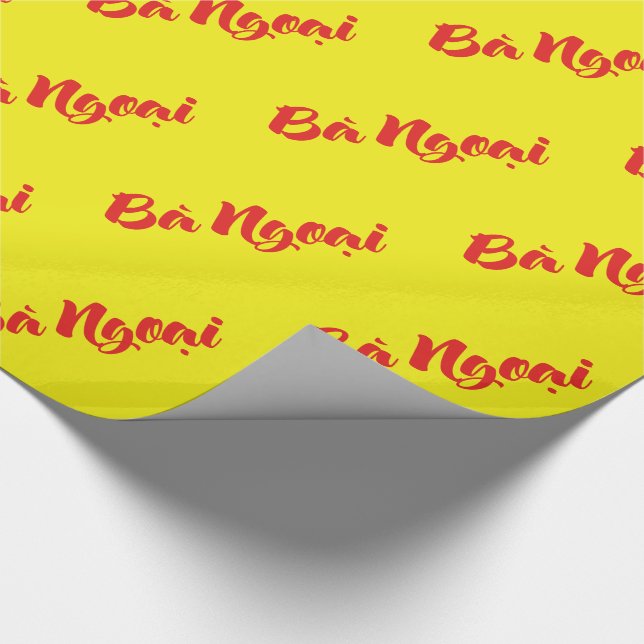 Papier Cadeau Grand-mère vietnamienne (maternelle) - Bà Ngotchi (Coin)