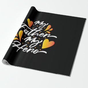 Papier Cadeau Grand-père Cadeau Mon père Mon héros